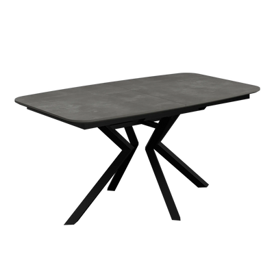 Lorenzi 160-200cm Extending Grey Ceramic Look Dining Table Torelli