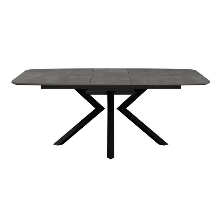 Lorenzi 160-200cm Extending Grey Ceramic Look Dining Table Torelli