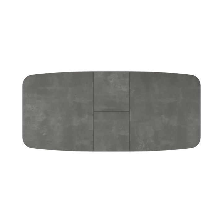 Lorenzi 160-200cm Extending Grey Ceramic Look Dining Table Torelli