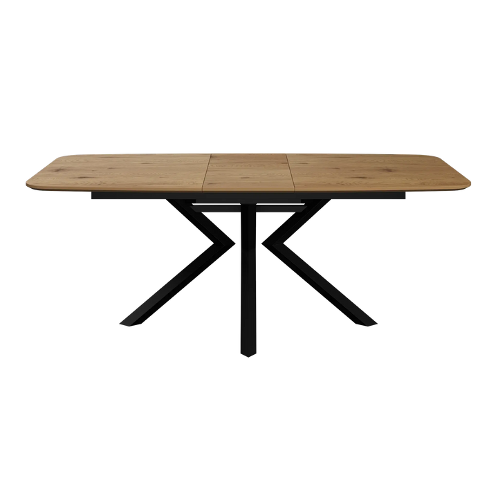Lorenzo 160-200cm Extending Wood Look Ceramic Look Dining Table Torelli