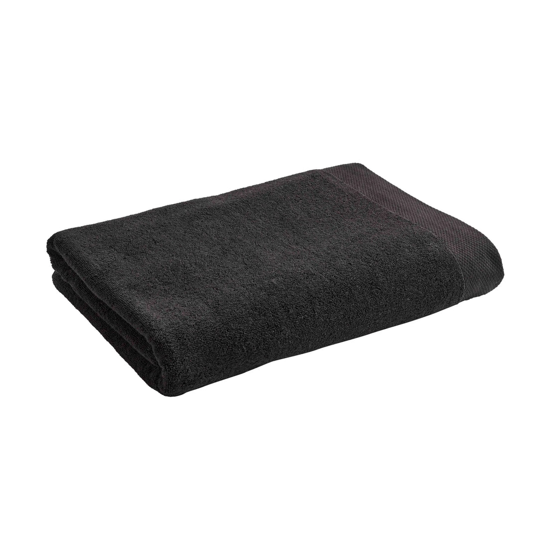 Christy Luxe Bath Sheet Black - NJ Home Interiors
