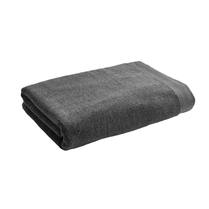 Christy Luxe Bath Sheet Soot - NJ Home Interiors