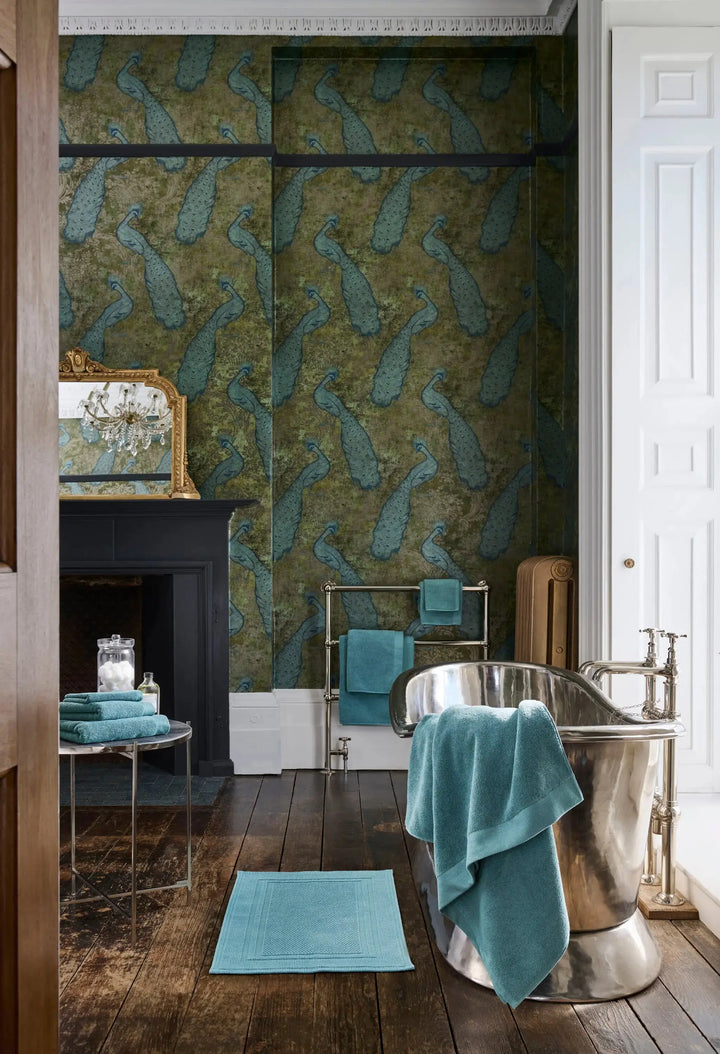 Christy Luxe Bath Sheet Denim - NJ Home Interiors