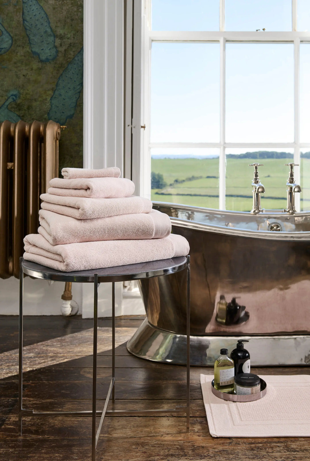 Christy Luxe Bath Sheet Pearl - NJ Home Interiors