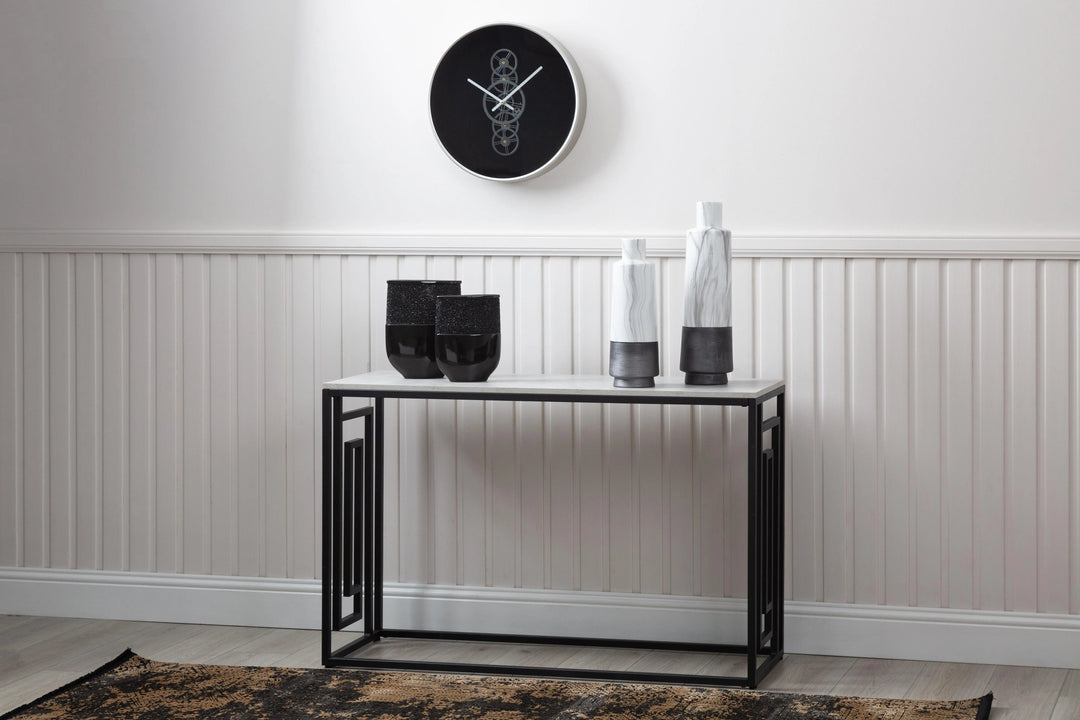 Devon Black And Grey Console Table Kd Lina Home