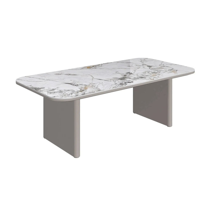 Madison Gloss White Ceramic Coffee Table Torelli