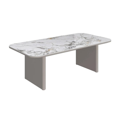 Madison Gloss White Ceramic Coffee Table Torelli