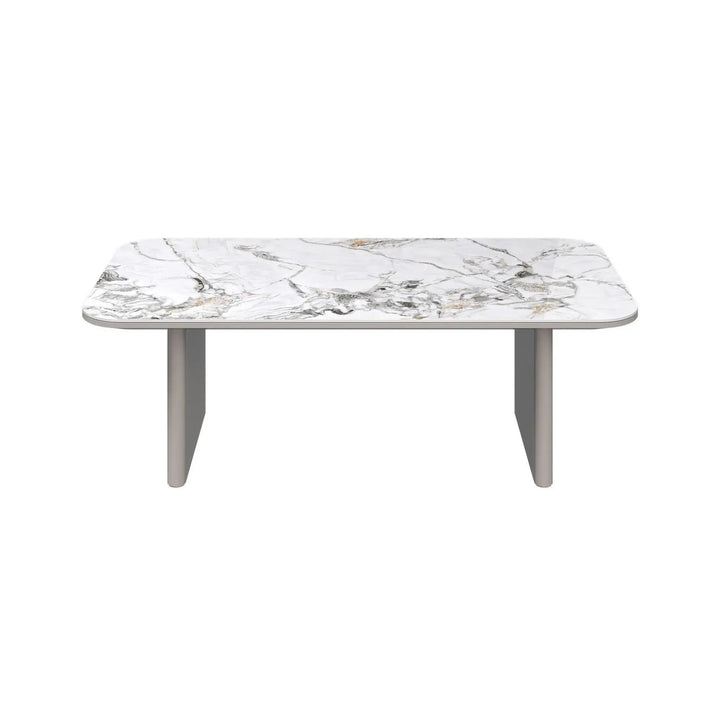 Madison Gloss White Ceramic Coffee Table Torelli