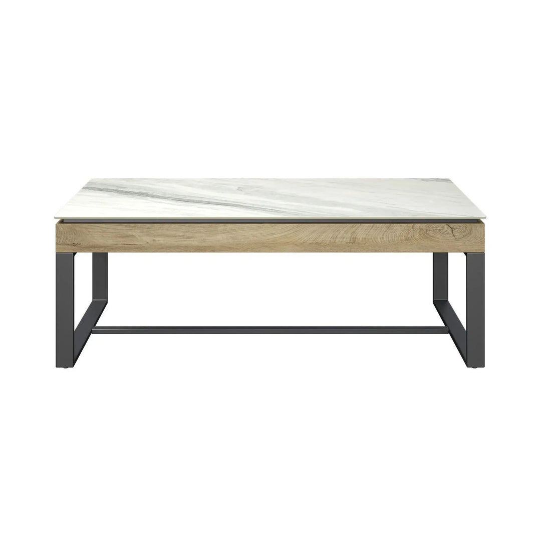 Monroe White Ceramic Coffee Table Torelli