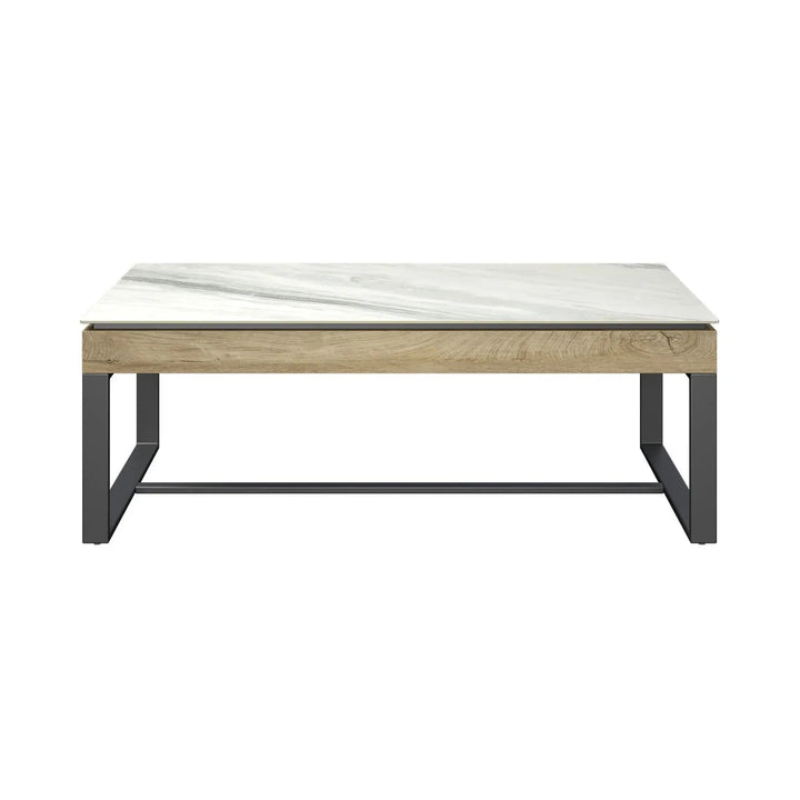 Monroe White Ceramic Coffee Table Torelli