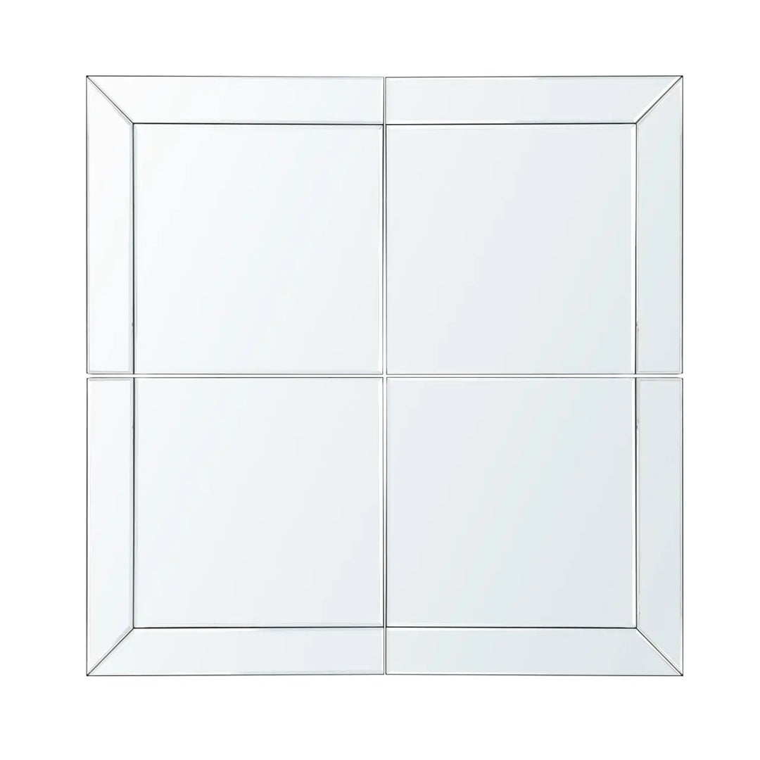 Set Of 4 Mirror Panels – 50 x 50 cm Each Lina Home