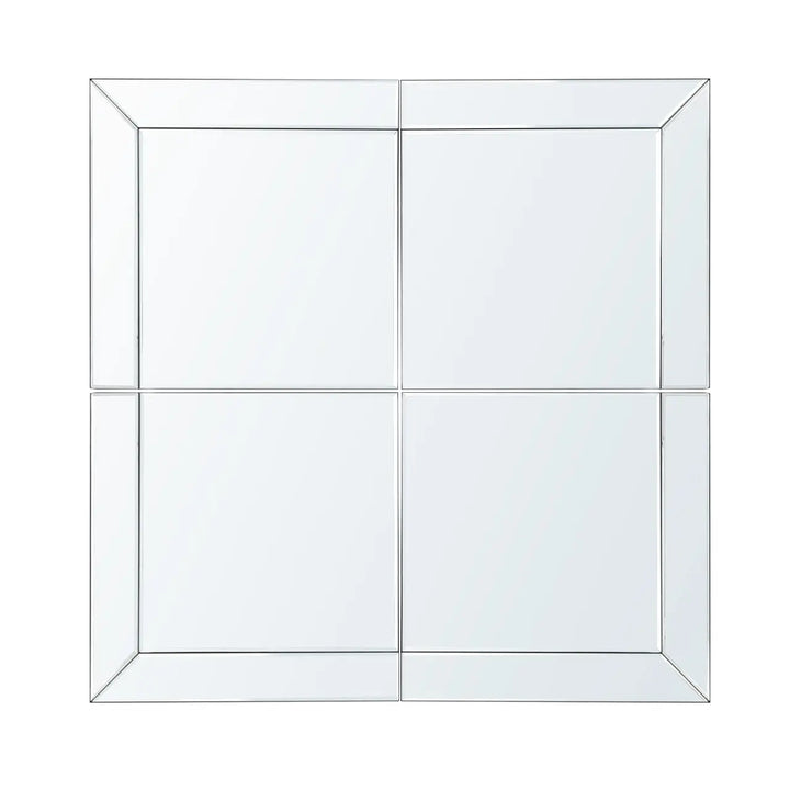 Set Of 4 Mirror Panels – 50 x 50 cm Each Lina Home
