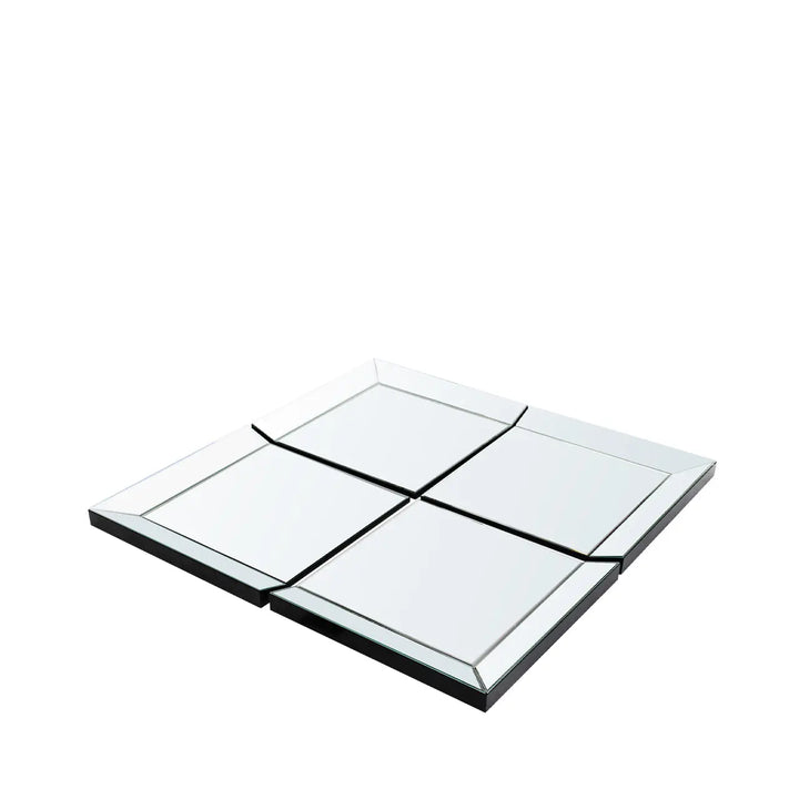 Set Of 4 Mirror Panels – 50 x 50 cm Each Lina Home