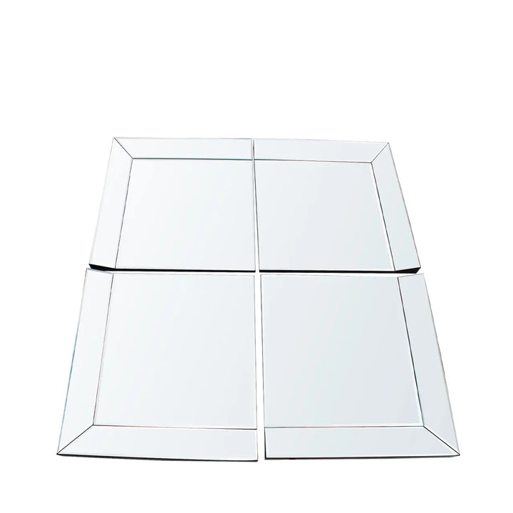 Set Of 4 Mirror Panels – 50 x 50 cm Each Lina Home