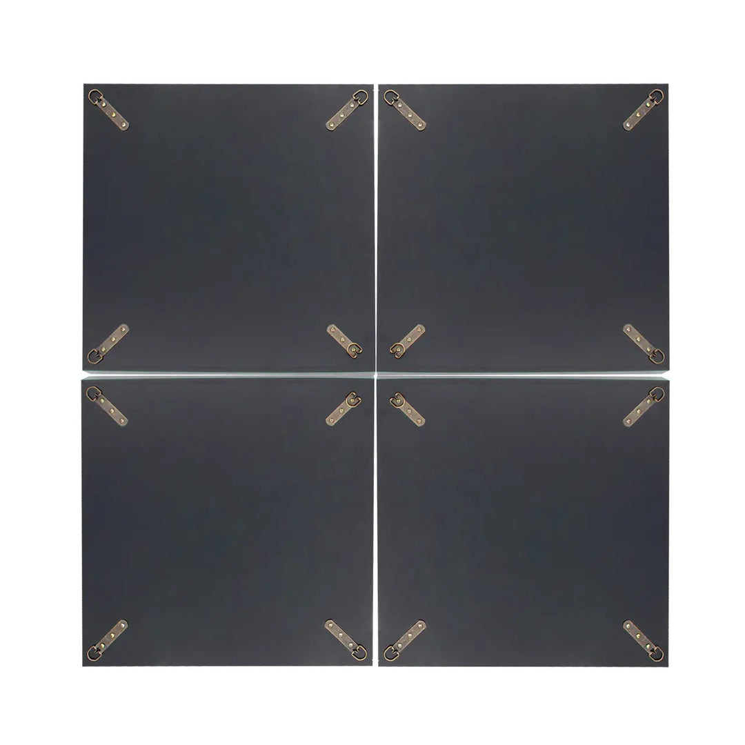 Set Of 4 Mirror Panels – 50 x 50 cm Each Lina Home