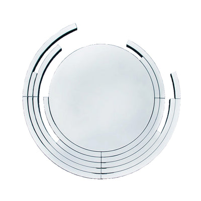 Modern Accent Round Mirror Lina Home