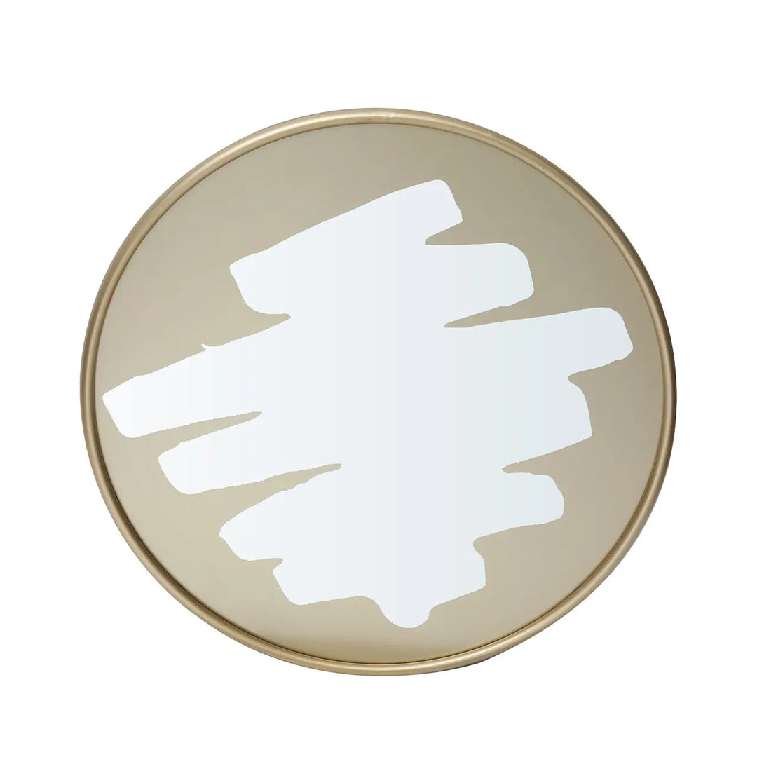 Gold Round Wall Mirror Lina Home