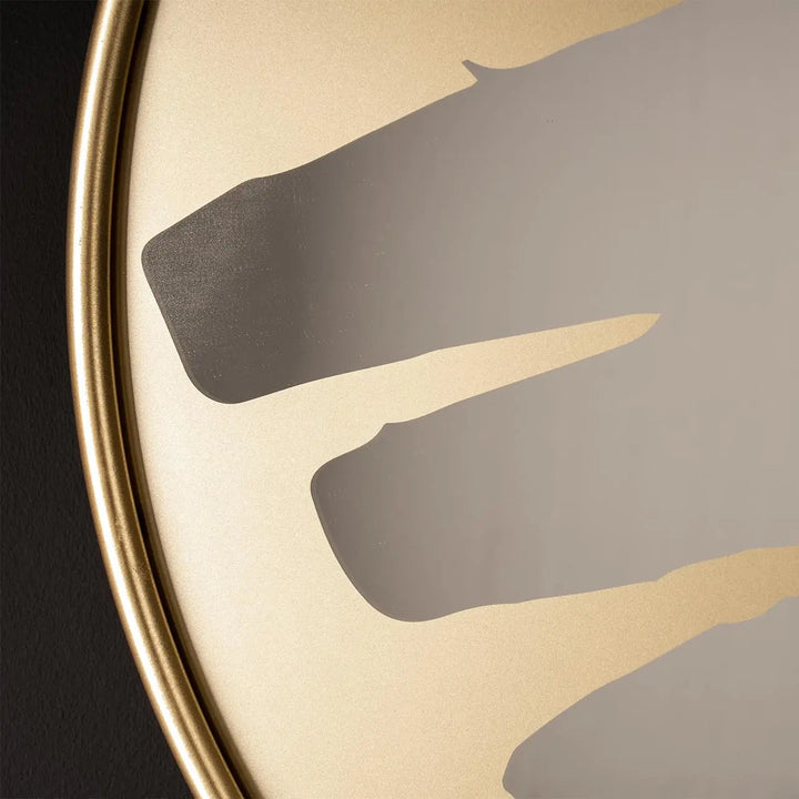 Gold Round Wall Mirror Lina Home