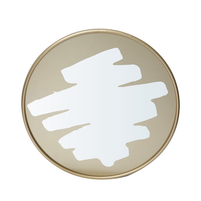 Gold Round Wall Mirror Lina Home