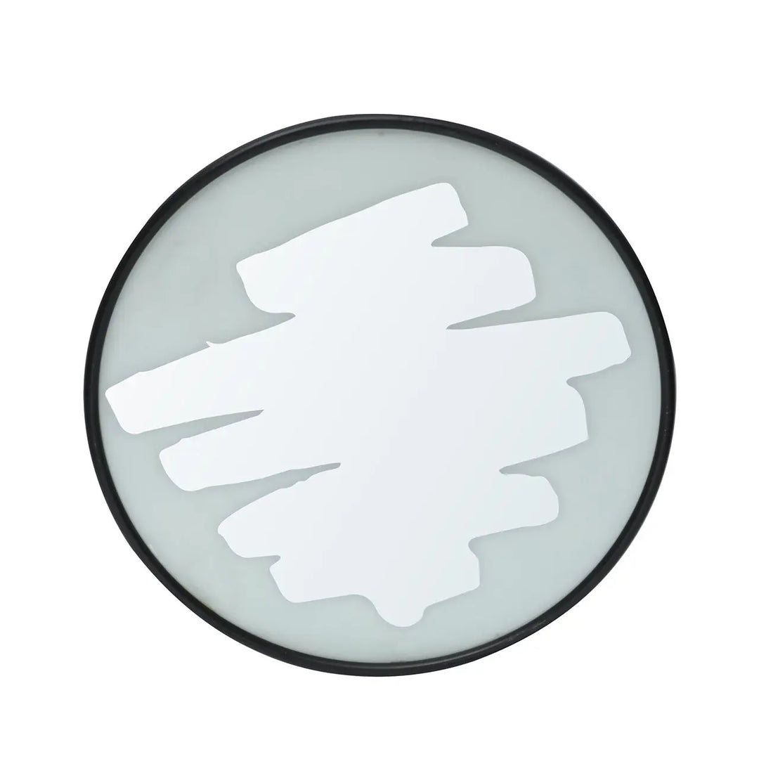 White Round Wall Mirror – 70.5 cm Lina Home