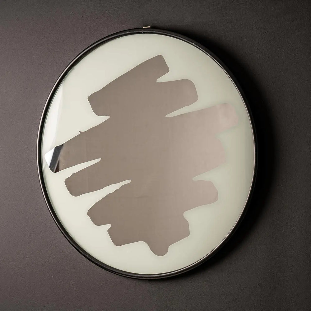 White Round Wall Mirror – 70.5 cm Lina Home