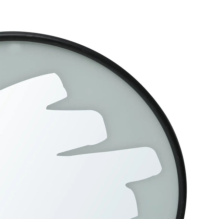 White Round Wall Mirror – 70.5 cm Lina Home