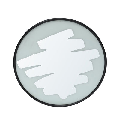 White Round Wall Mirror Lina Home