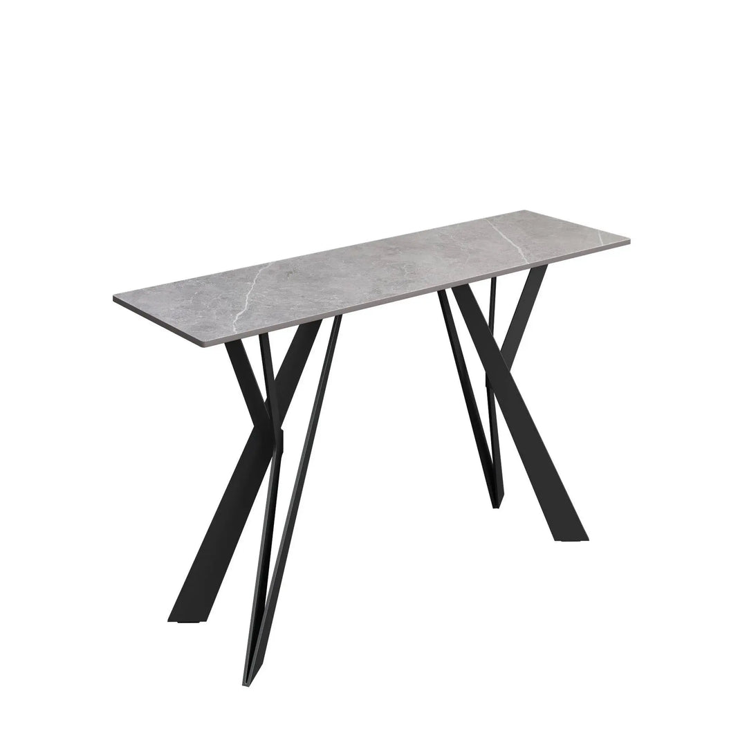 Marano Mid Grey Ceramic Console Table Torelli
