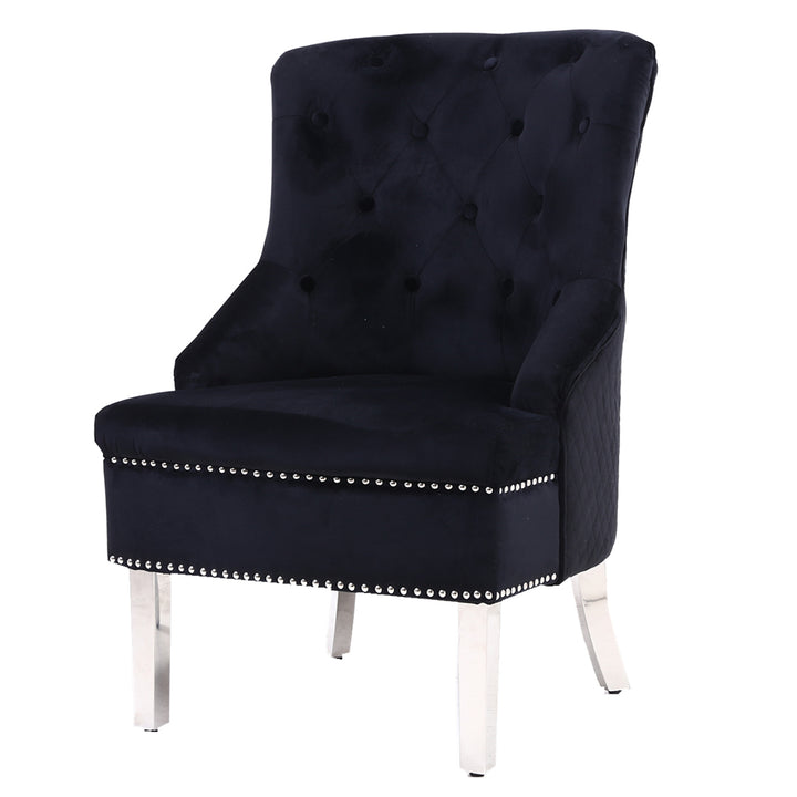 Marlowe Black Wing Chair
