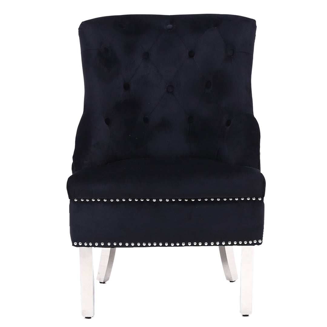 Marlowe Black Wing Chair