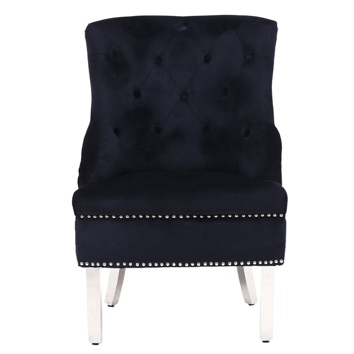 Marlowe Black Wing Chair