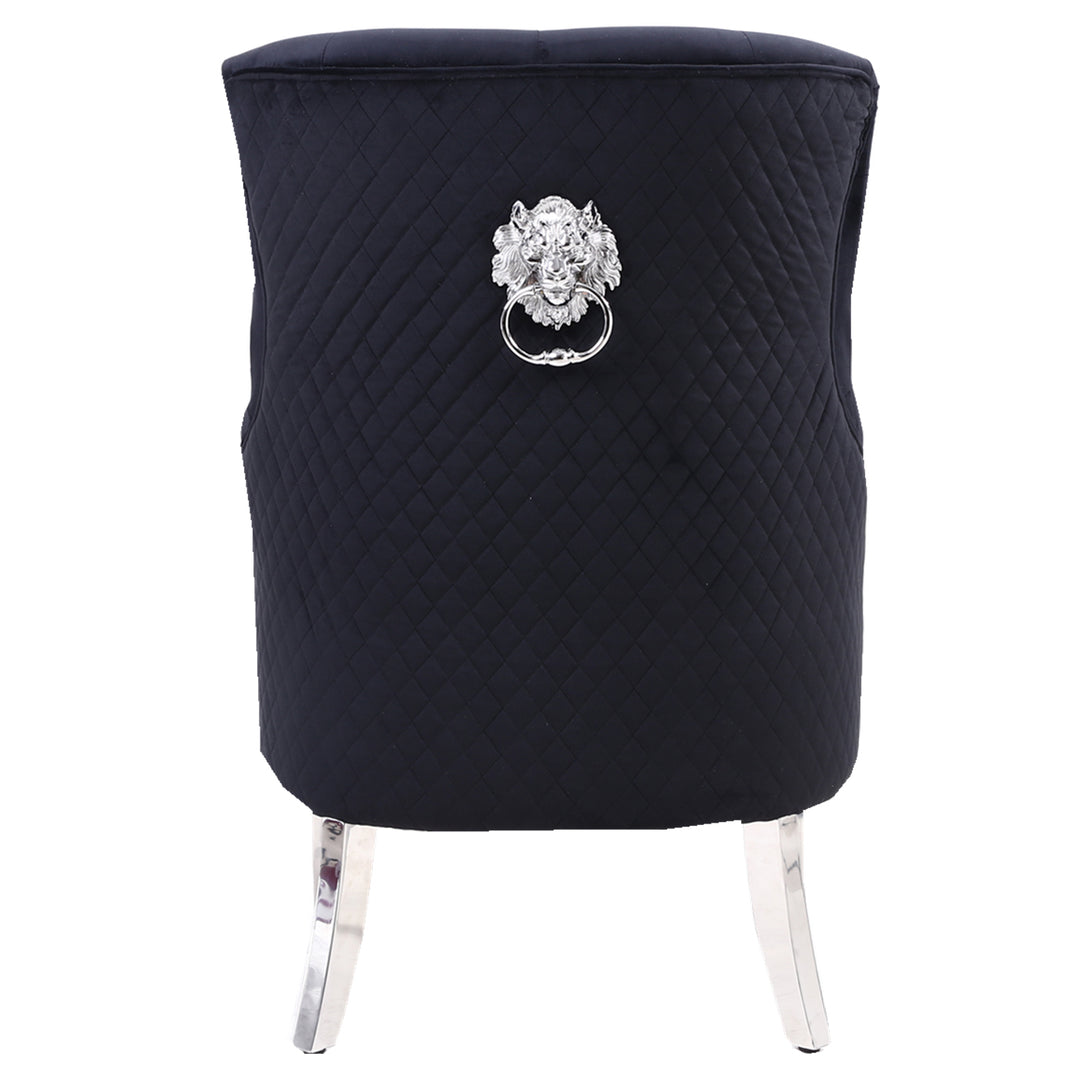 Marlowe Black Wing Chair