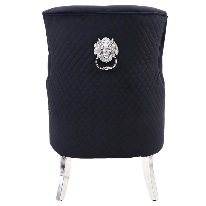 Marlowe Black Wing Chair