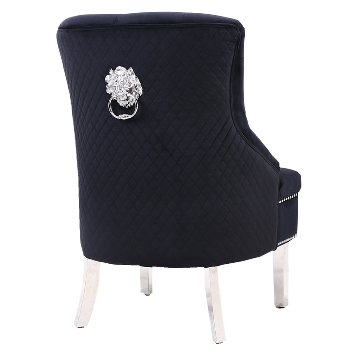 Marlowe Black Wing Chair