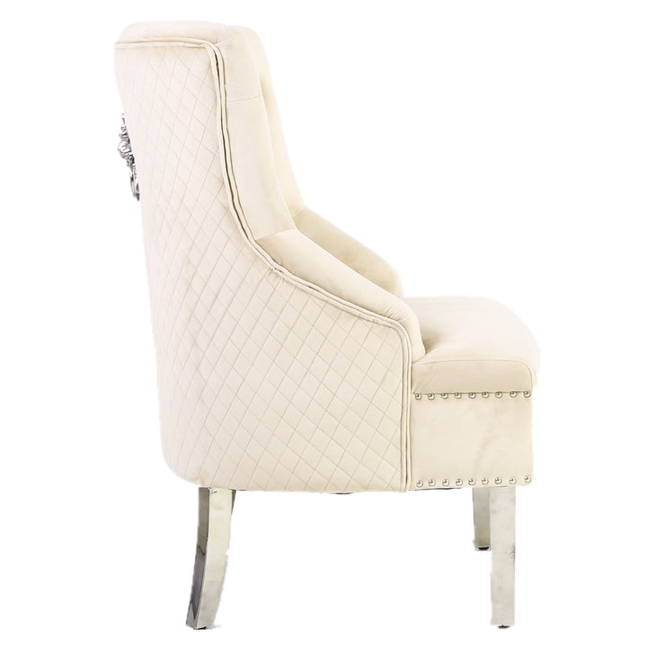 Marlowe Mink Wing Chair
