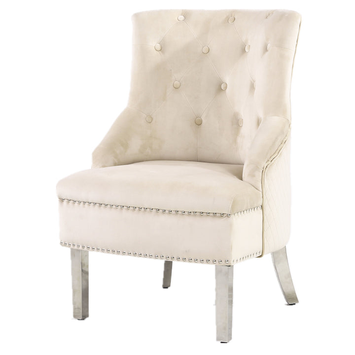 Marlowe Mink Wing Chair