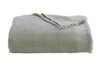 Christy Madeira Throw 140 x 180cm – Ocean Blue Cotton Throw Christy