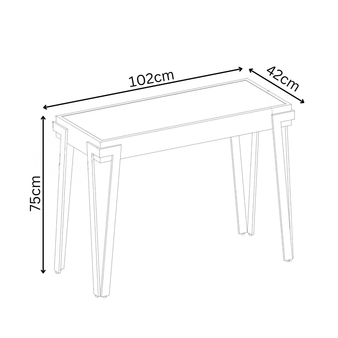 Georgina Ceramic Console Table Torelli