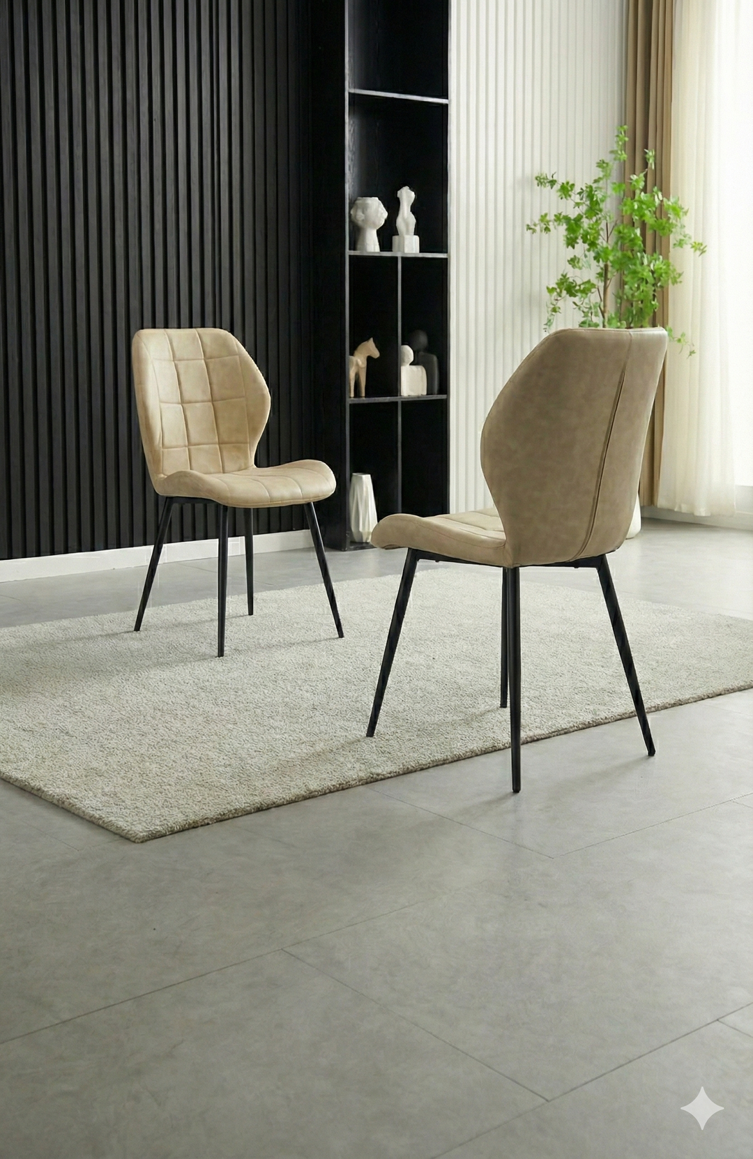 Oriana Beige Dining Chair
