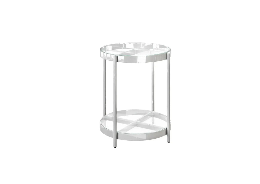 Adele Clear Glass Side Table Torelli