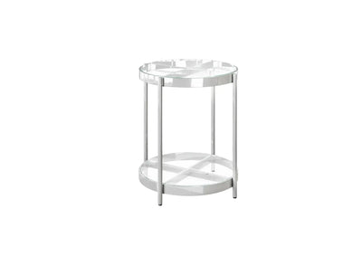 Adele Clear Glass Side Table Torelli