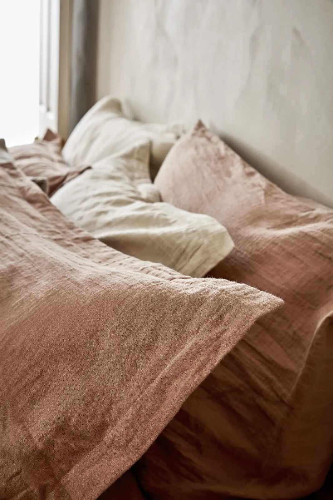 Christy Organic Retreat Super King Duvet Set in Clay Christy