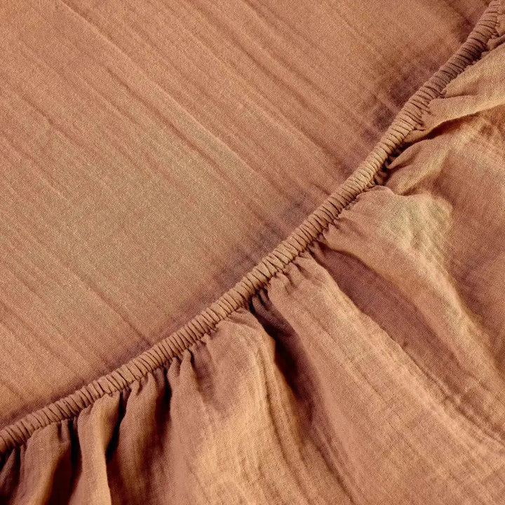 Christy Organic Retreat Super King Fitted Sheet Clay CHRISTY LUX-HOM
