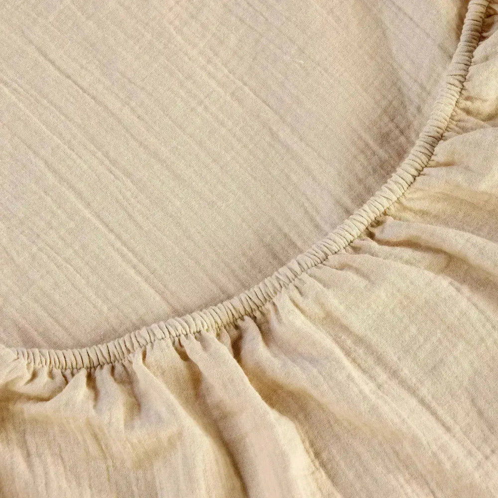 Christy Organic Retreat Single Fitted Sheet Oat CHRISTY LUX-HOM