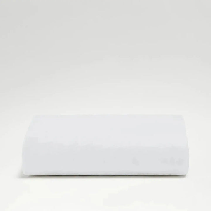 Christy Organic Retreat Single Fitted Sheet in White Christy