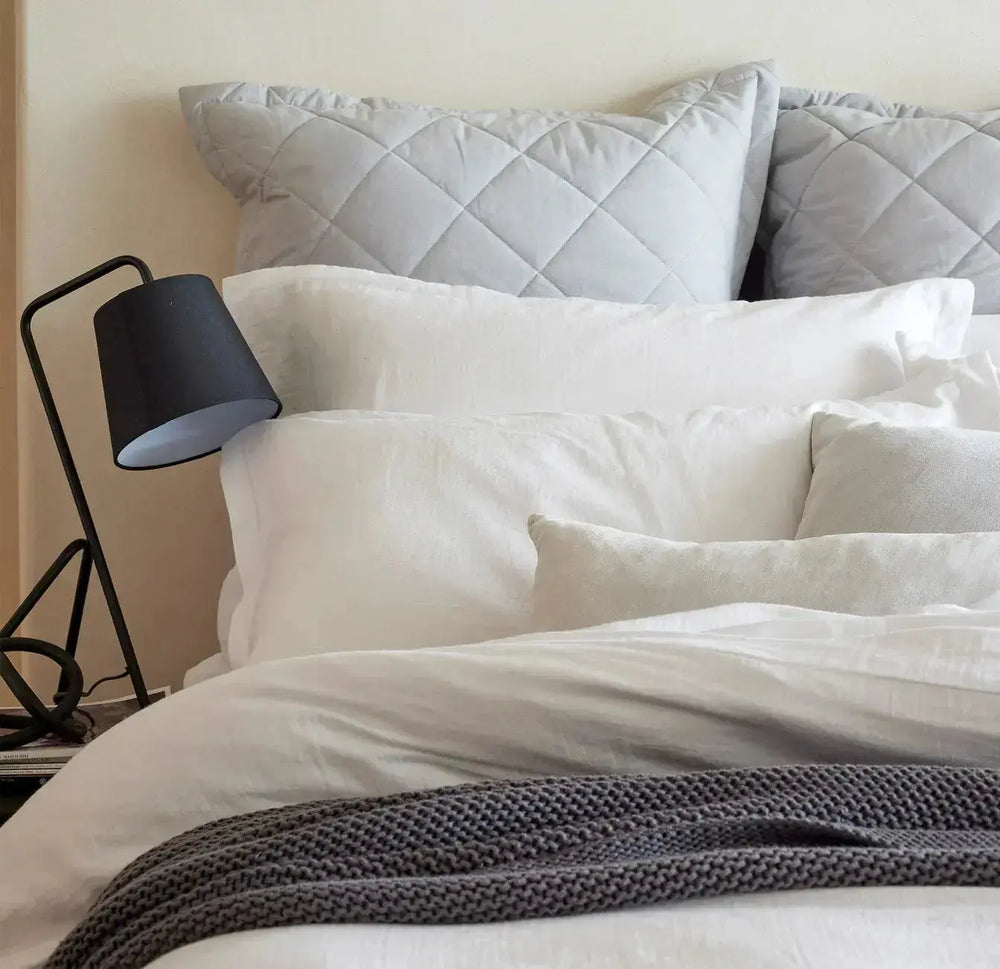 Christy Organic Retreat Standard Pillowcase Pair White CHRISTY LUX-HOM