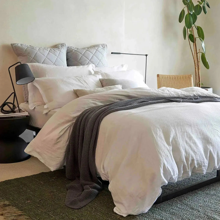 Christy Organic Retreat Super King Duvet Set White CHRISTY LUX-HOM