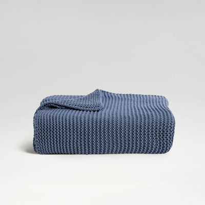 Christy Oslo Throw Denim 140 x 180cm CHRISTY LUX-HOM