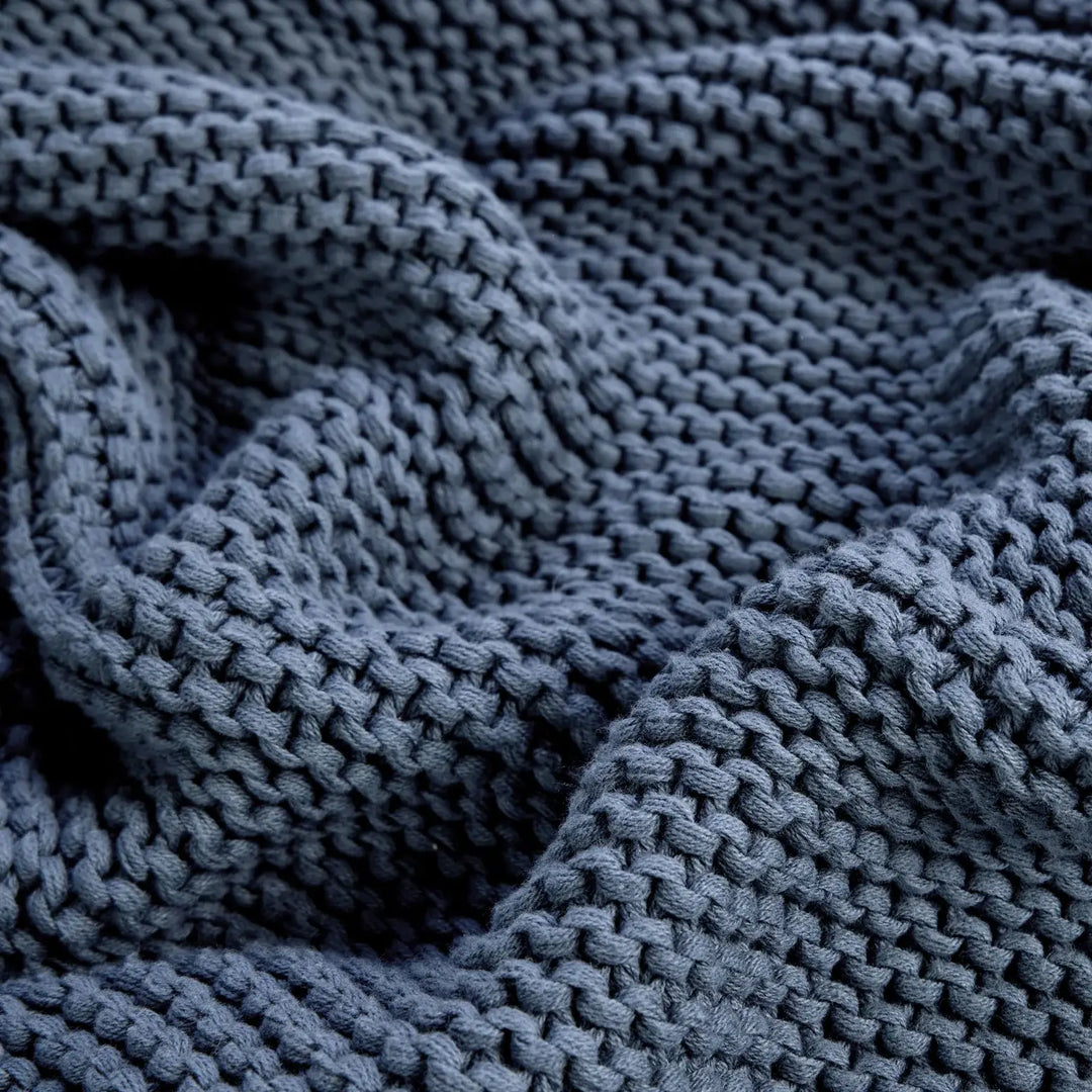 Christy Oslo Throw Denim 140 x 180cm CHRISTY LUX-HOM