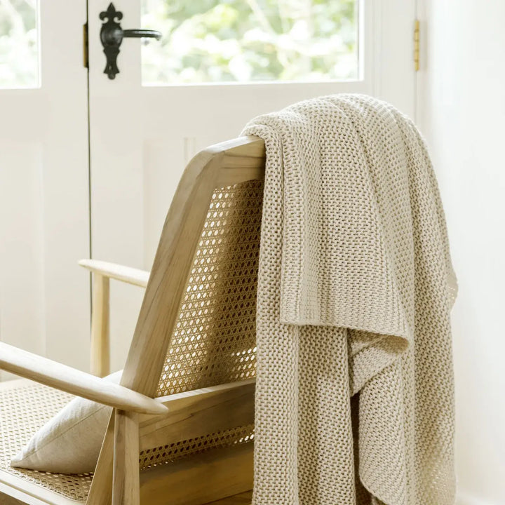 Christy Oslo Throw Ecru 140 x 180cm CHRISTY LUX-HOM